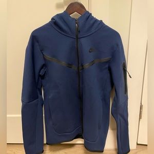 Navy Blue Nike tech fleece hoodie